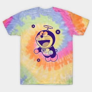 DORAEMON - groovy tie dye T-Shirt